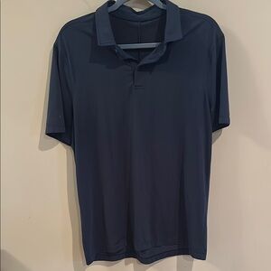 Lululemon black Short Sleeve Performance Polo Shirt, Men's Size Medium